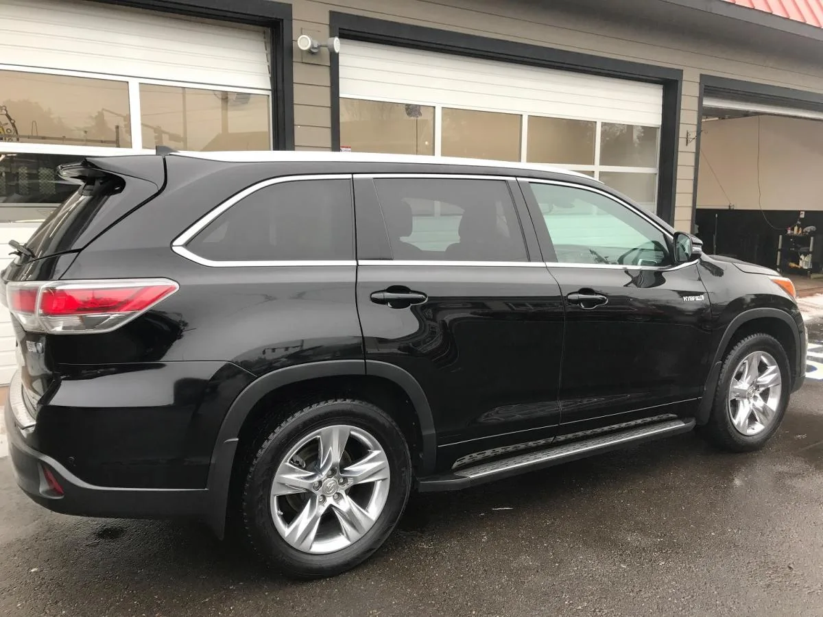 Black SUV after exterior detailing